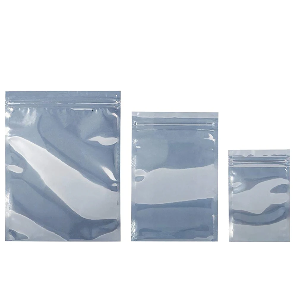 ESD Shielding Bag with Anti-Static Labels for Hard Drive SSD HDD Motherboard, Resealable Antistatic Bags