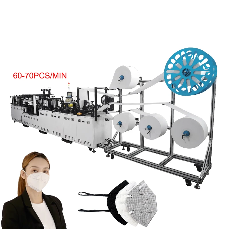 2021 New Disposable Boat Shape KN95 Respirator Mask Welding Machine Head loop machine mask 95