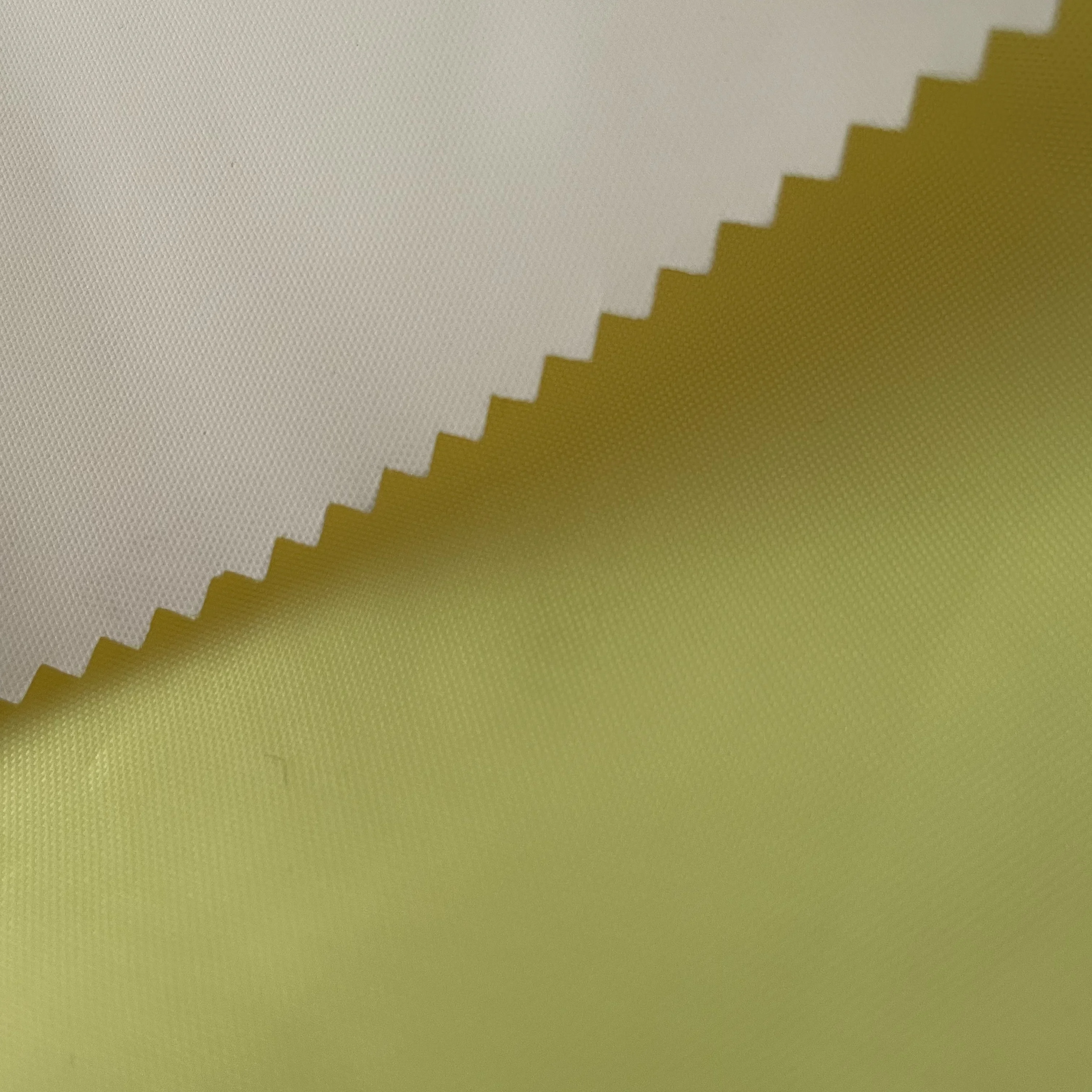 100% Polyester Fluorescent Yellow Color Oxford Flame Retardant Coated Fabric for Reflective vest