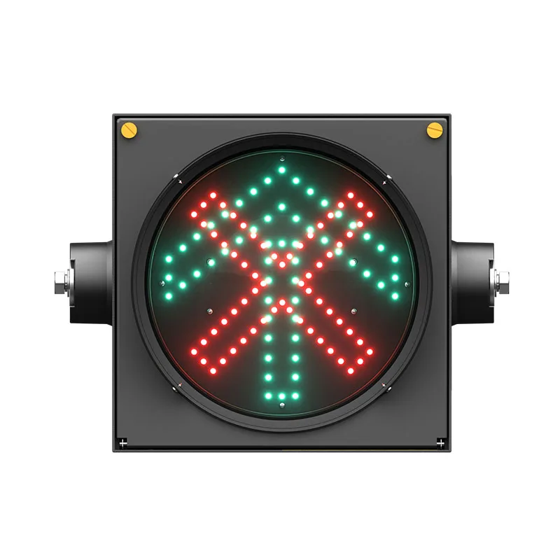 300mm Led Signal Lamp Stop Black Aluminum Housing 7000mcd 240v En 50126 Good Quality Chip Class IR3 Passed