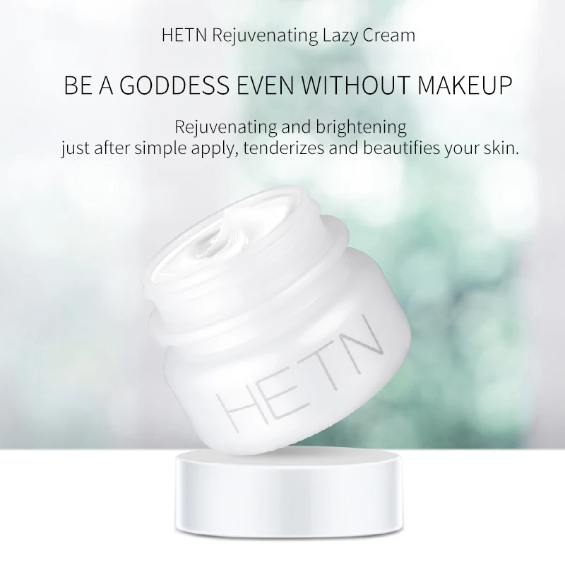 Smooths wrinkles face whitening lazy cream gluta brighten lazy cream long term makeup gluta whitening lazy cream