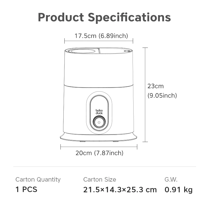 Boboduck Popular New Style Baby Bottle Warmer