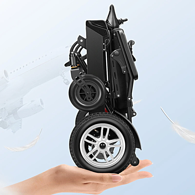 Electric Wheelchair Intelligent Automatic Portable Folding Elderly Mobility Scooter For The Elderly
