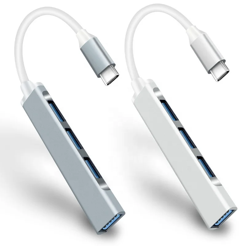 4Port USB 3.0 Hub USB Hub High Speed type c Splitter 5Gbps For PC Computer Accessories Multiport HUB 4 USB 3.0 2.0 Ports