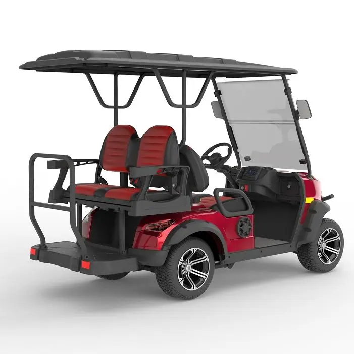 2+2 Mini Electric 4 Seater Powered Lithium Battery Operated Golf Cart