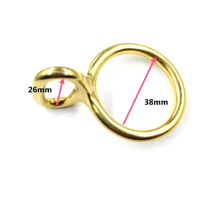 Оптовая продажа, гибкий прочный крепкий латунный карабин, латунный крючок