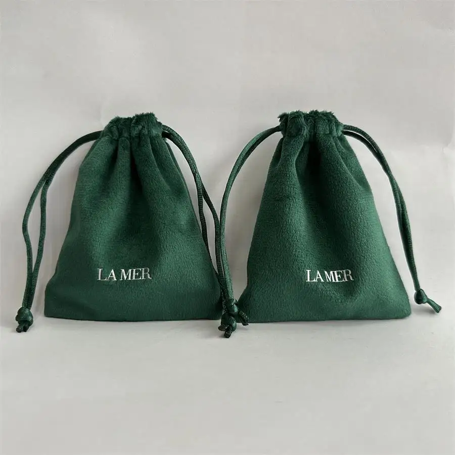 Recyclable Soft mini small colorful jewelry leather lazy cosmetic organza linen canvas velvet cotton bag small drawstring pouch