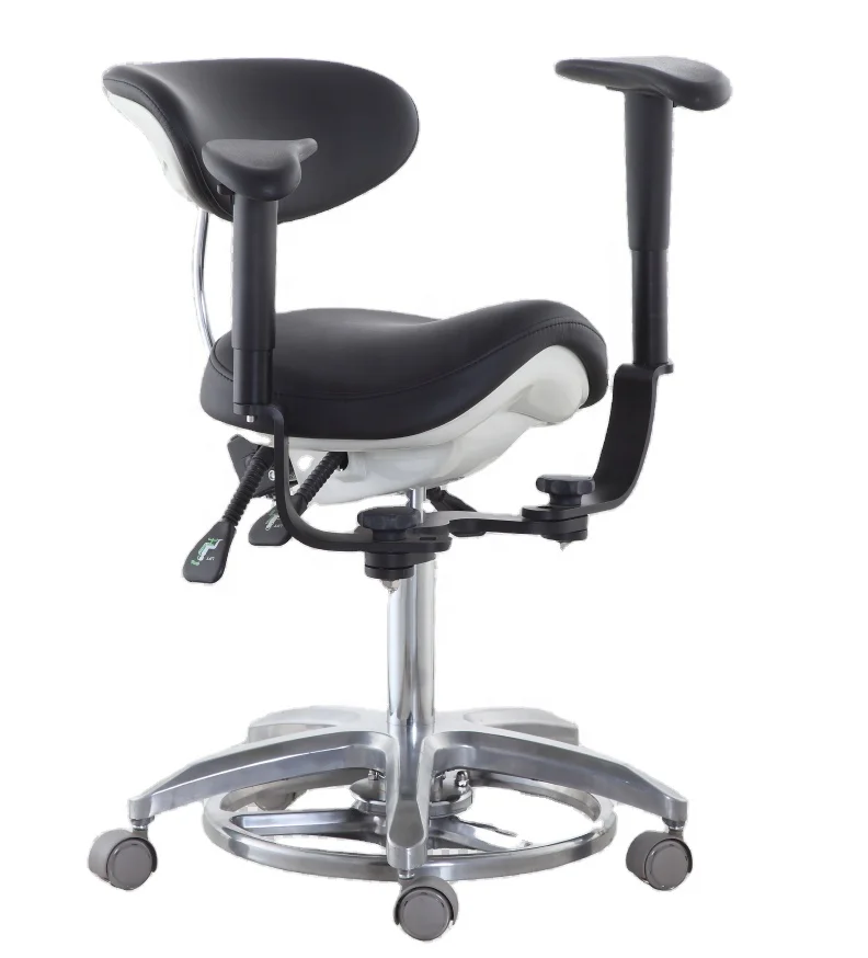 Top sale Dental Chair Type Doctor Stool for work with microscope dental stool