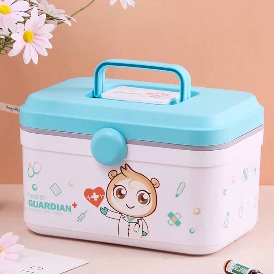 Wholesale Household Portable Large First Aid Kit Medical Box Emergency Medicine Storage Box