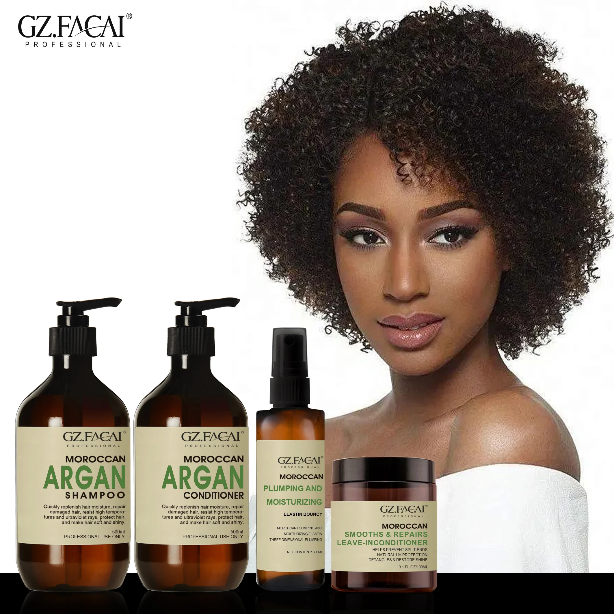 OEM/ODM Wholesale Hot Selling Organic Herbal jamaican black castor oil shampoo And Soften Waves Hair Curl Cream Set