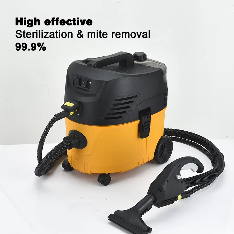 Commercial High Temperature Steam Eliminates Mites Upright Wet Dry Steam Vacuum Cleaner For Capet And Sofa