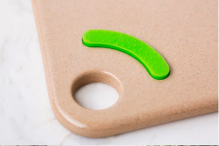 
Amazon New Biodegradable Organic Rice Husk Fiber Anti-Mildew Cutting Board BPA Free Chopping Block House Cutting Board 