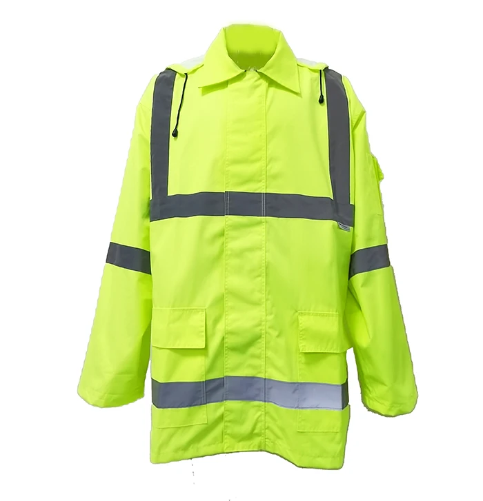 Reflective Road Safety High Visibility Jacket For Construction With Multiple Pockets Reflector Jackets