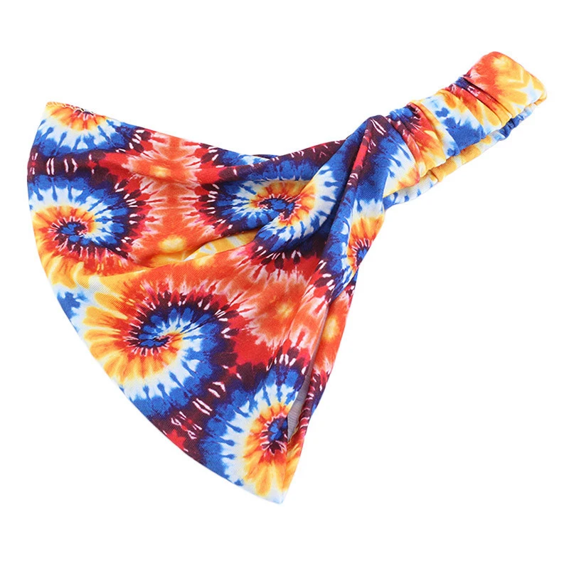 New Fashion Cotton Hair Band Wrap Hair Accessories Floral Print Sports Headband Hairbands