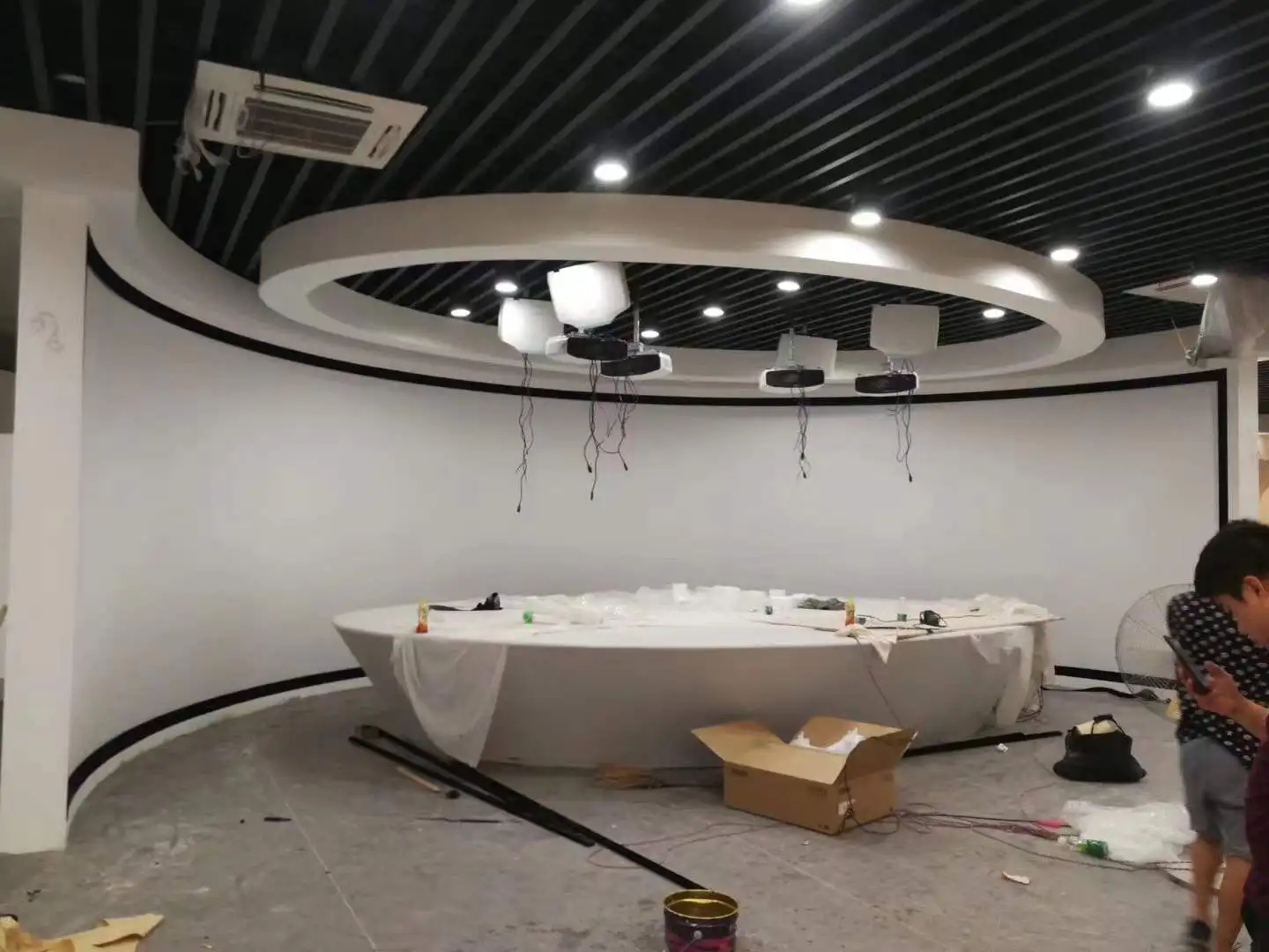 Wholesale Cheap Price Electric Projection Hd 3d Silver Screen For Sale