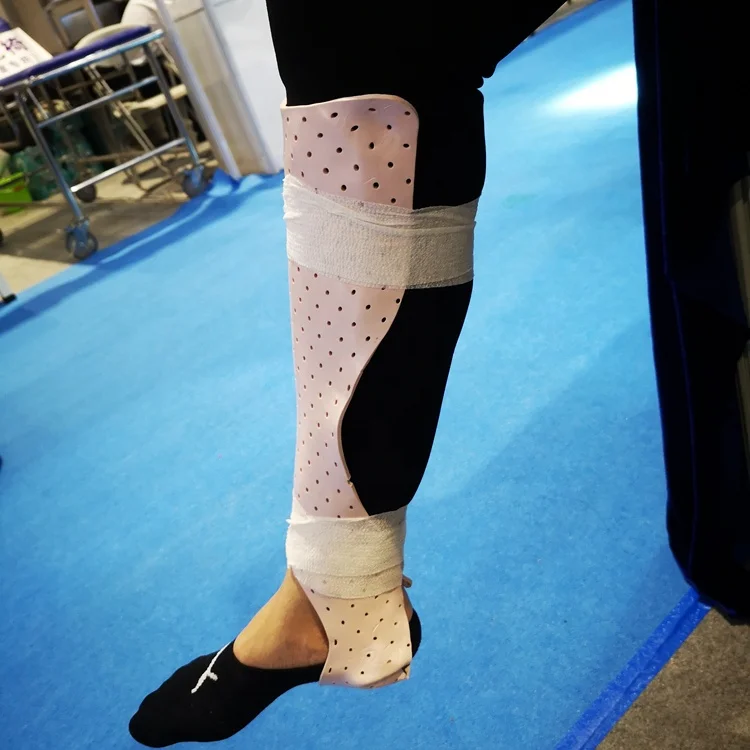 Low Temperature Thermoplastic Splint Foot Immobilization Precut Splint