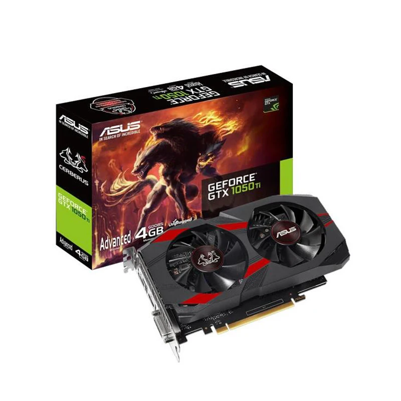 CERBERUS-GeForce GTX1050TI-A4G 1303 МГц-1417 МГц DDR5 абсолютно новый объединительная панель Hellhound серии gtx1050Ti видеокарты