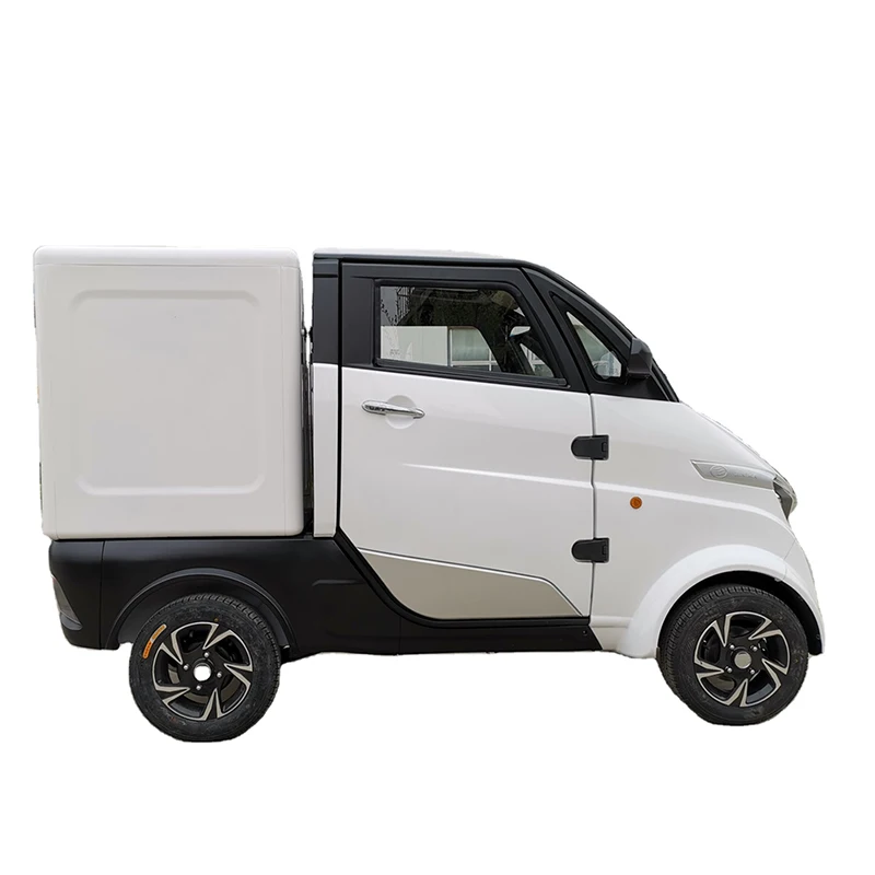 Yumbo eec 4 wheel electric cargo vehicle mini electric van for transport goods in urban area made in China