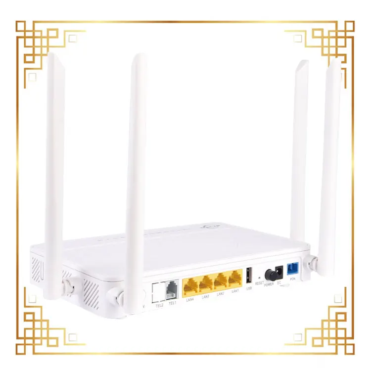 Personalise Dual Band Smart Wireless Wifi Router 4Ge+4Wifi+1Pots+1Usb Gpon Gepon Ac Onu