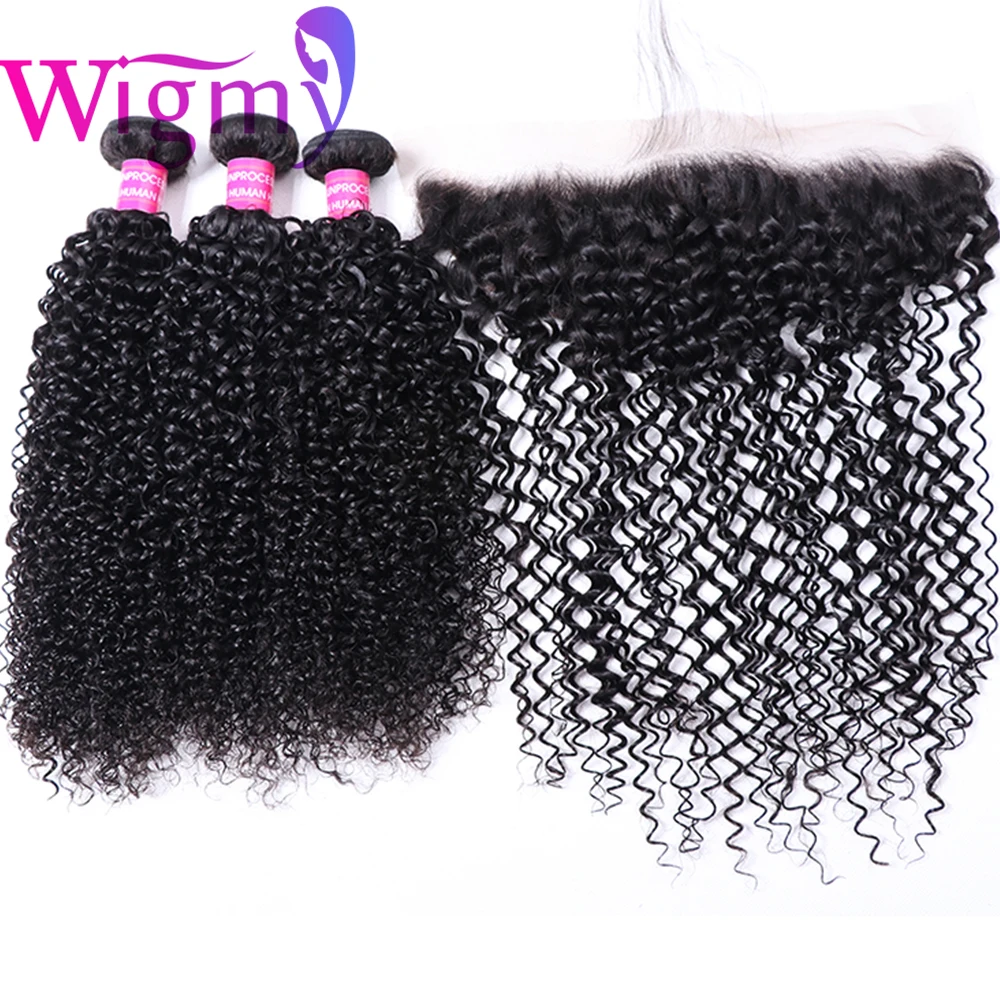 
2021 кудрявые вьющиеся бирманские волосы пучки с фронтальной 13*4 remy человеческие волосы закрытие черный цвет волосы для наращивания 