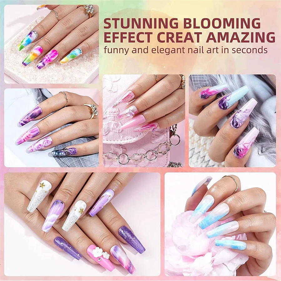 Japanese Blooming Gel Polish 15ml New Multifunctional Wholesale DIY Blooming Effect Nail Creative Design UV Gel Polish