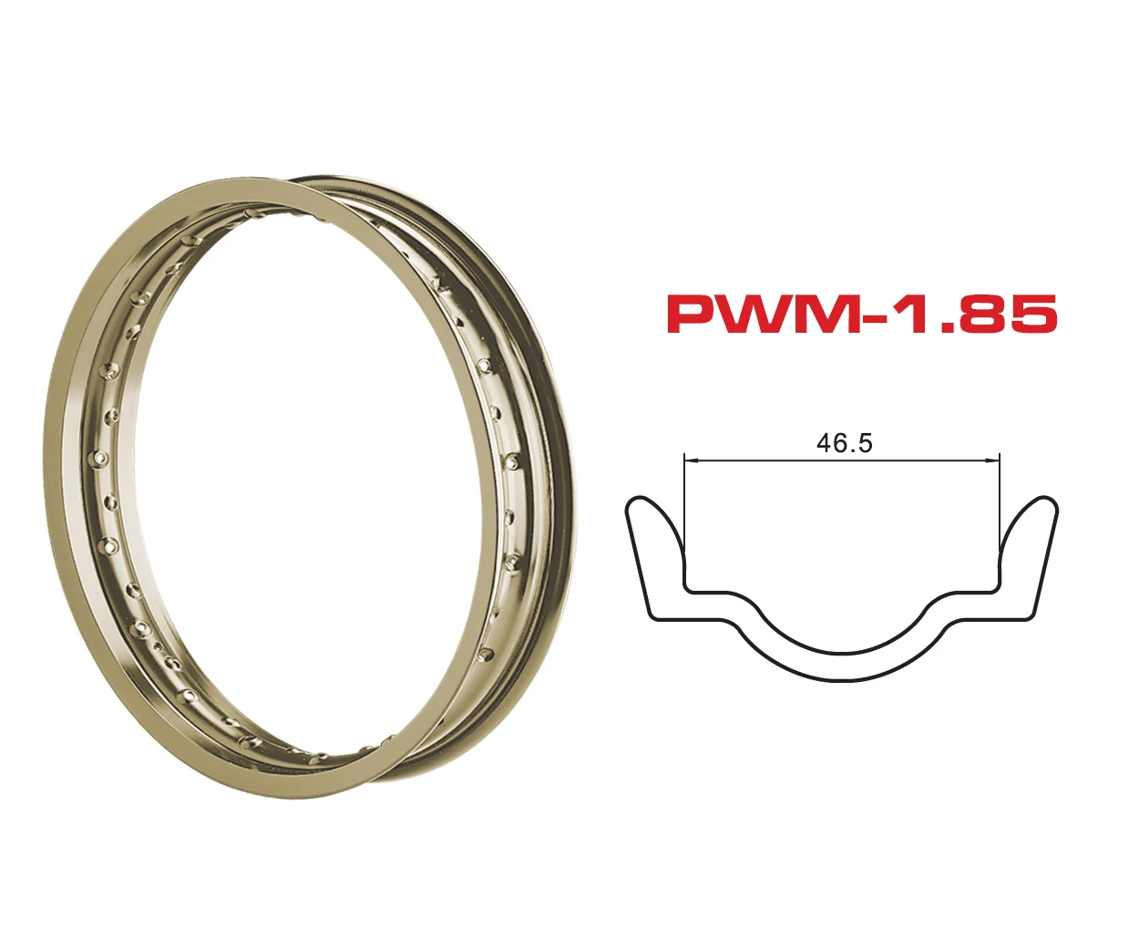 E-Motorcycle Rims Aluminum alloy WM-1.20 E-Motorcycle Rims Electric motorcycle rim