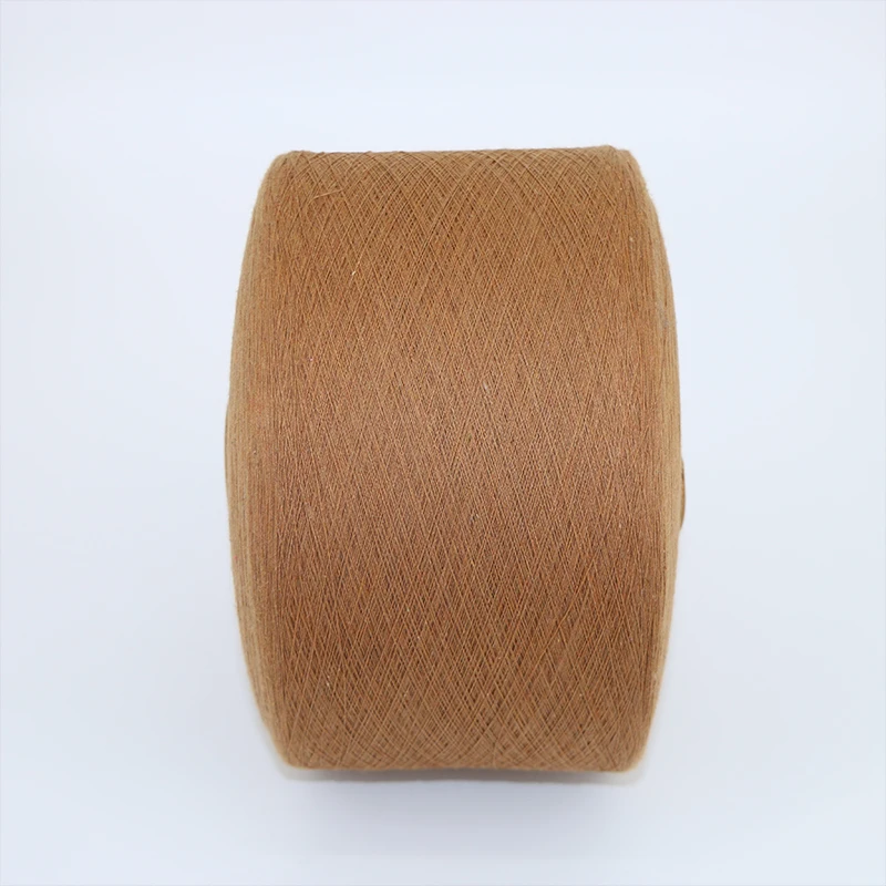 wholesale organic recycled mercerized cotton combed compact weaving yarn