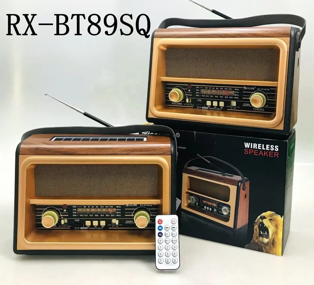 GOLON RX-BT89SQ многофункциональное радио наружная солнечная панель с ремешком Fm Am Usb