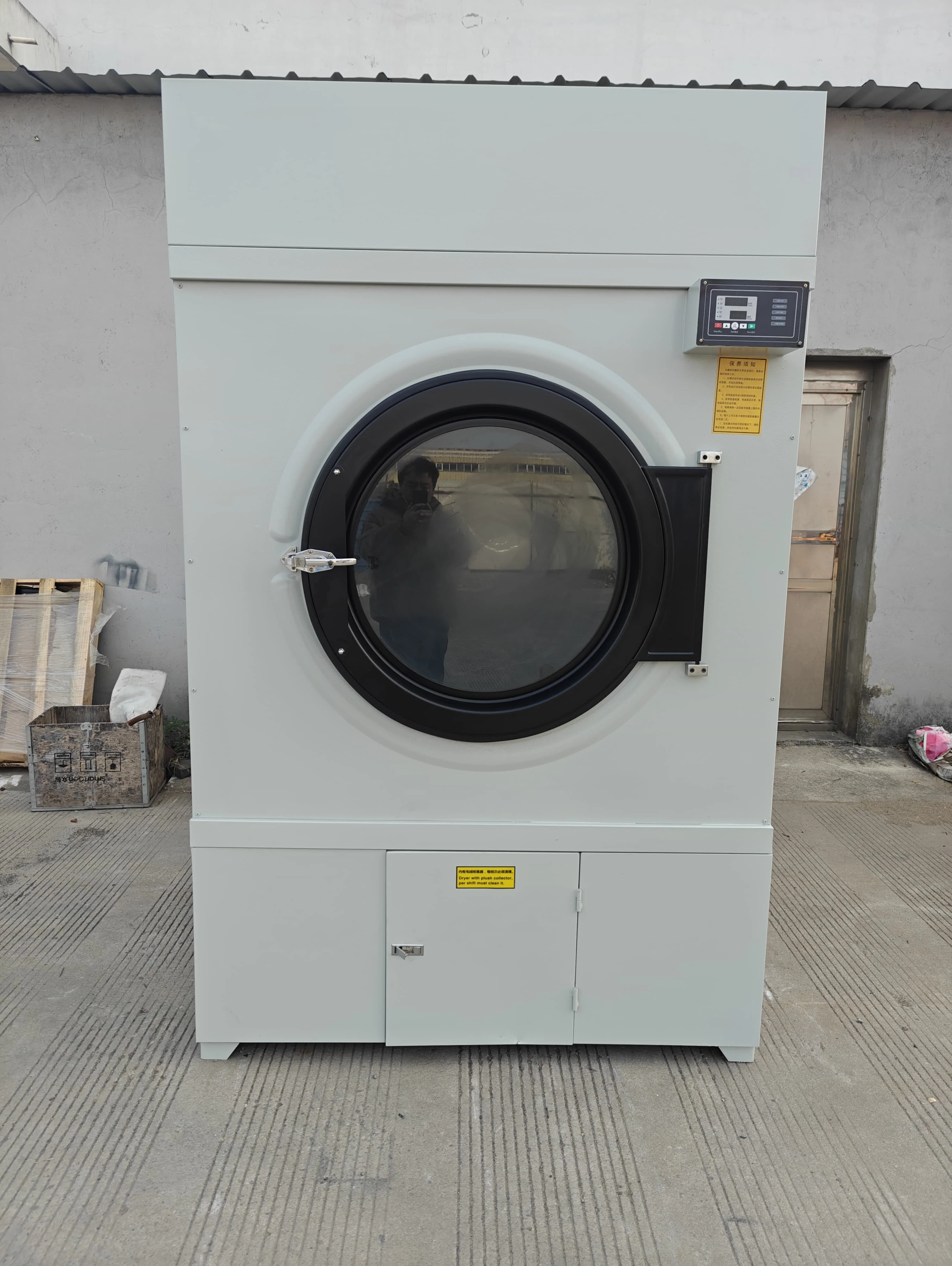 10kg-100kg Electric Heating Industrial Drum Dryer Clothes Wool Fabric Textile Dryer for Hotels and Restaurants Laundry Dryer