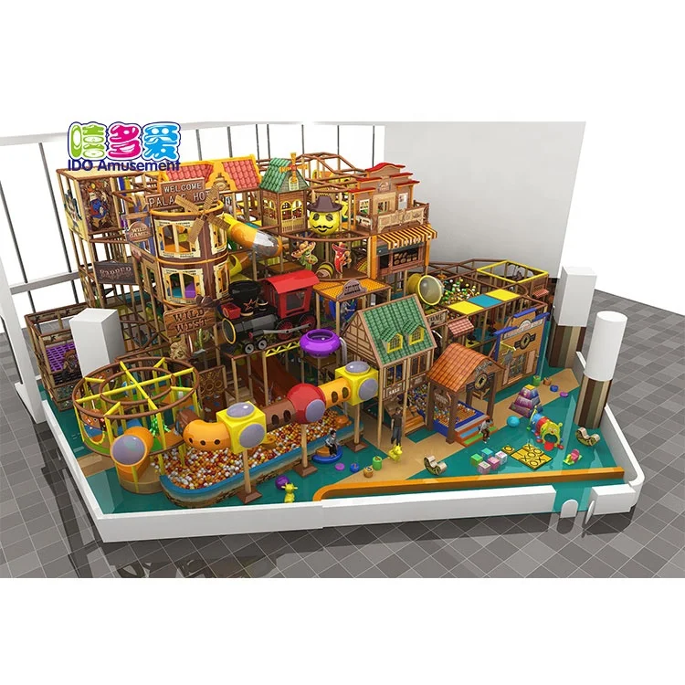 Dinosaur Themed Customized Children Kids Playground Theme Park Equipment Indoor Playground