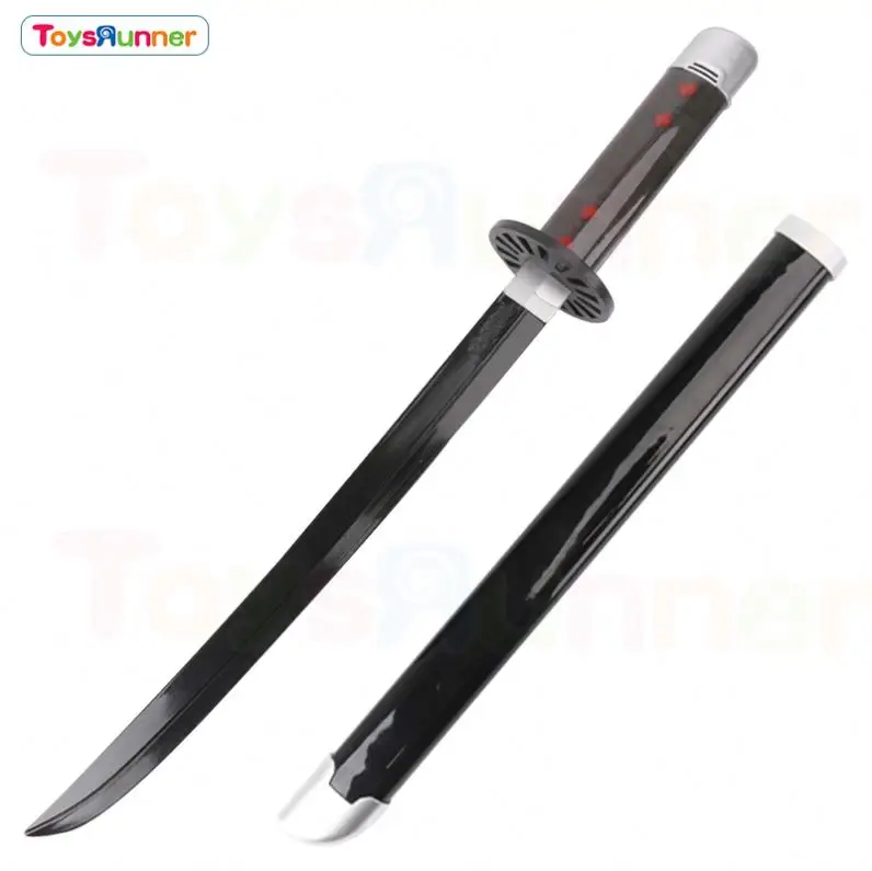 102cm Demon Slayer Sword Katana De Kimetsu No Yaiba Toy Sword Anime Party Cosplay Props Inosuke Zenitsu Tanjiro Wooden Katanas
