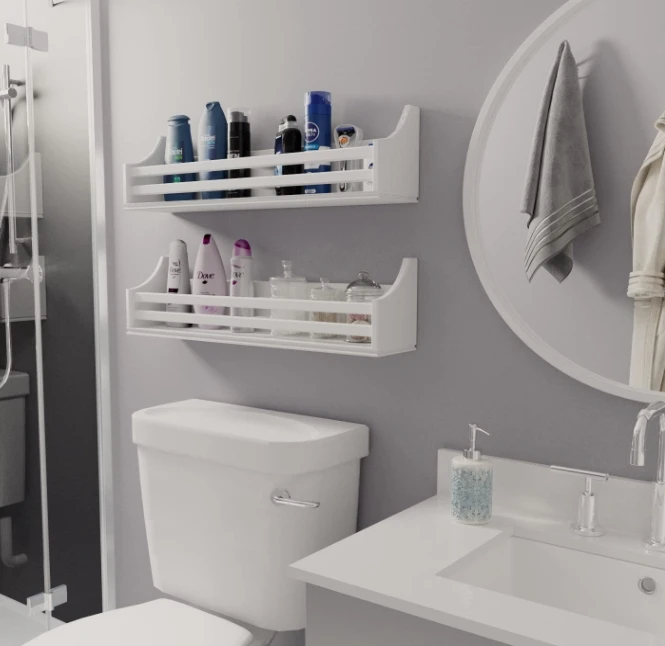 Customized wholesale multifunctional wooden wall shelf wall shelf home decor