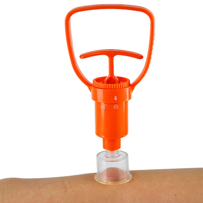 Wholesale Outdoor Emergency Venom Extractor Pump Vacuum Snake Bite Kit Survival Rescue Safety Tool First Aid Supplies