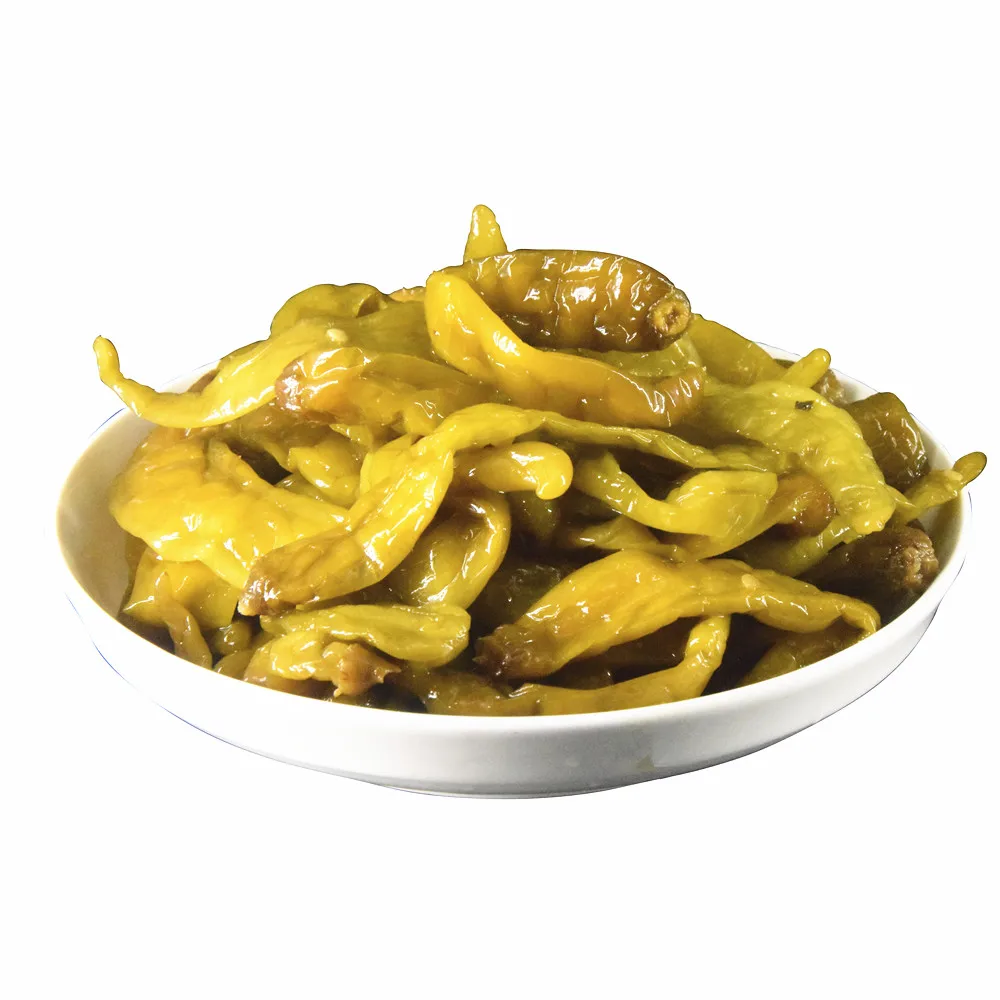 Chinese Flavor High quality Pickled Vegetables Canned Water Oil Spicy Pepper Pickles Preserved Pickle