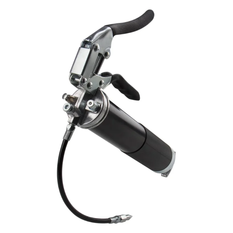 Heavy duty Professional high performance 6000psi pistol grip grease gun with aluminium barrel