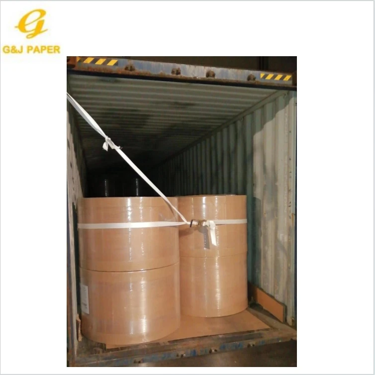 Высокое качество 2 стороны глянцевая бумага с полиэтиленовым покрытием рулон для изготовления бумажных стаканчиков