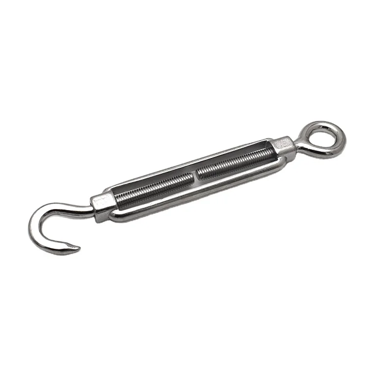 Hot sale rigging screw stainless turnbuckle wire rope tension connector eye-hook turnbuckle