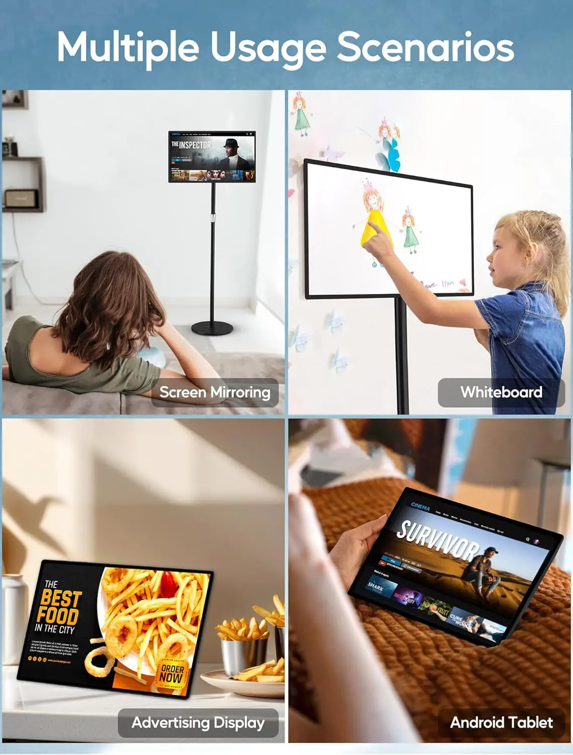 24 Inch Vertical Incell Touch Smart Broadcast Live Streaming Equipment Machine For Live Room