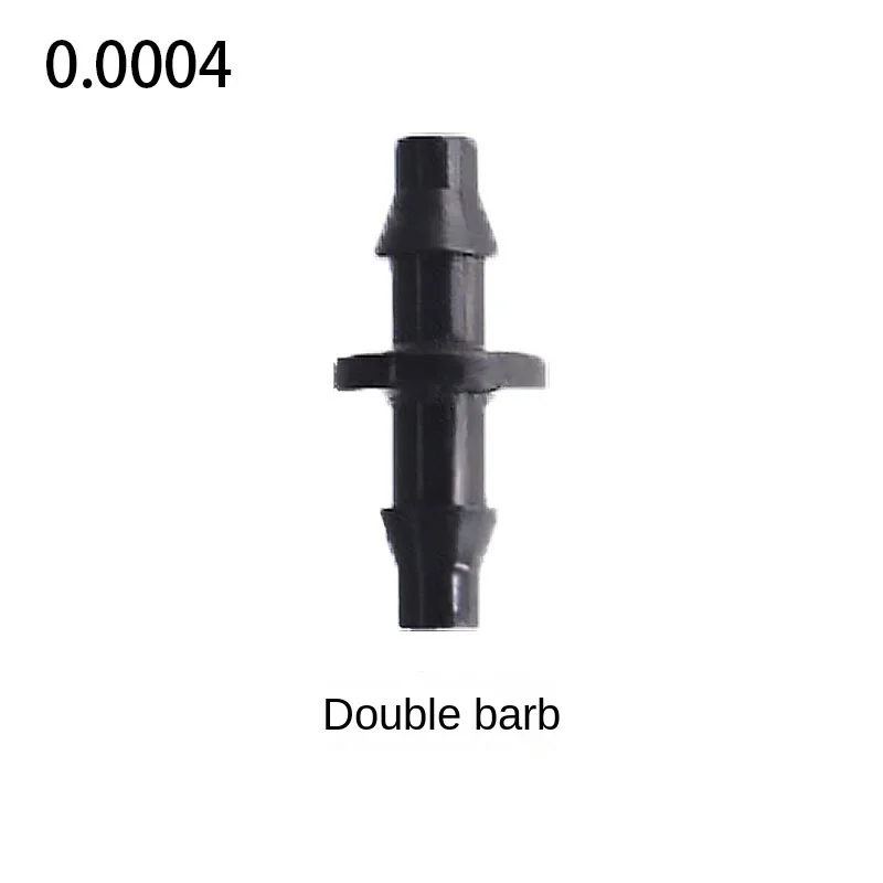 4/7 Barb Capillary Pipe Fittings Double Barbs Mountain Bracket Three-Piece Suit Accessories Agricultural Garden Water Connectors
