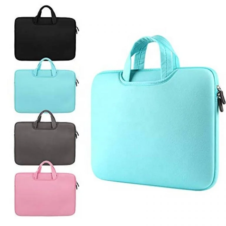  wholesale zipper handle sublimation laptop sleeve neoprene waterproof custom logo
