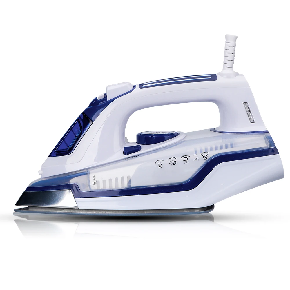 Household Professional Boiler Electric Steam Iron For Clothes With Ceramic Sole Plate Self-Cleaning Function