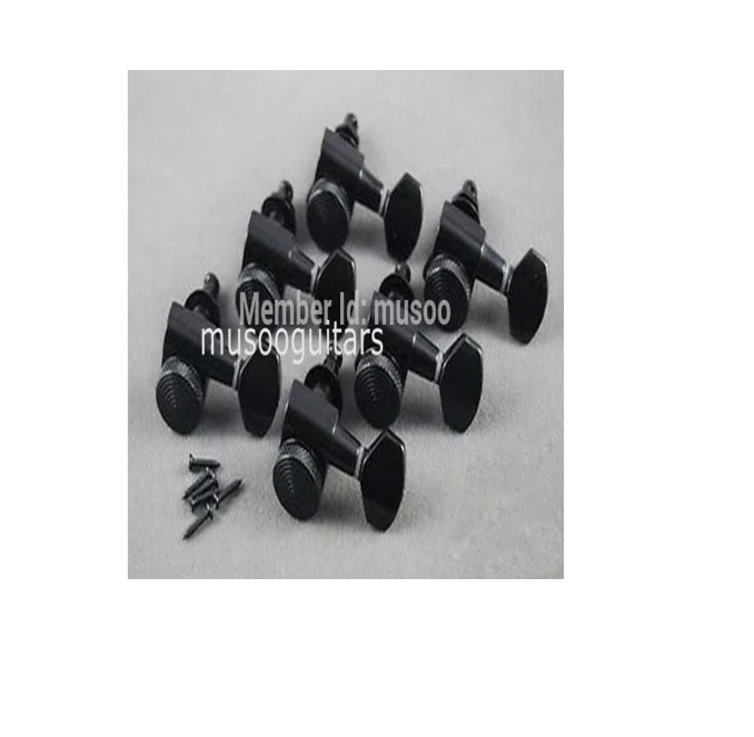 
 Уилкинсон 6R черный гитары блокировки тюнеры JN-07 SP замок  