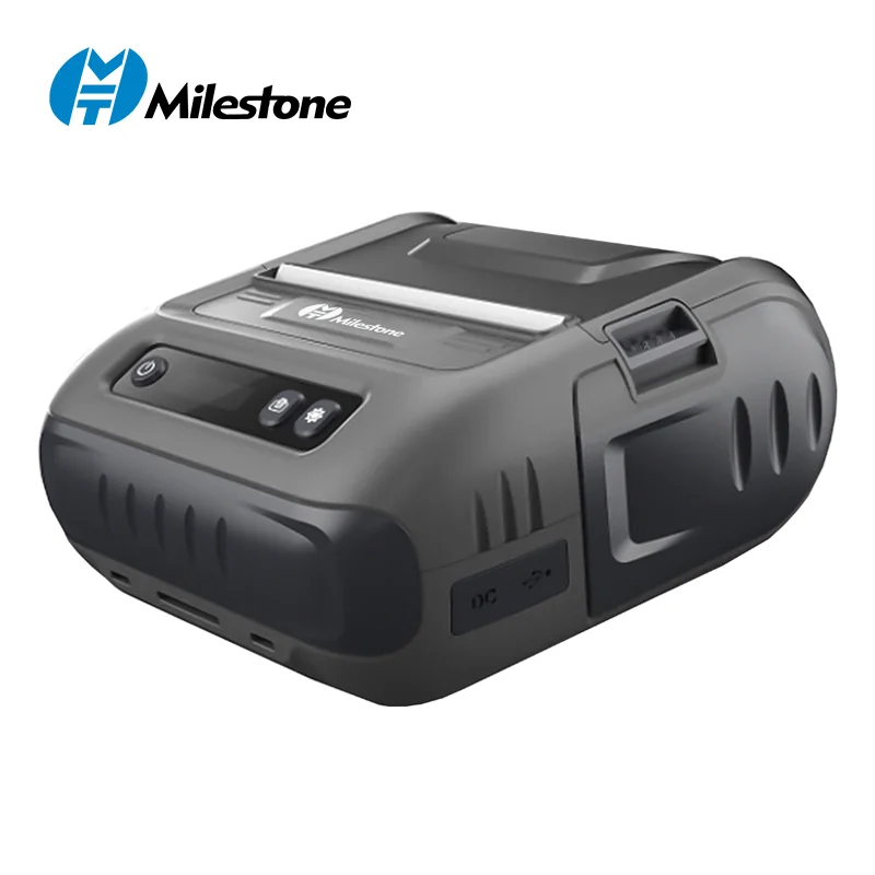 Milestone USB label maker printer stickers barcode label printer mini direct thermal label printer