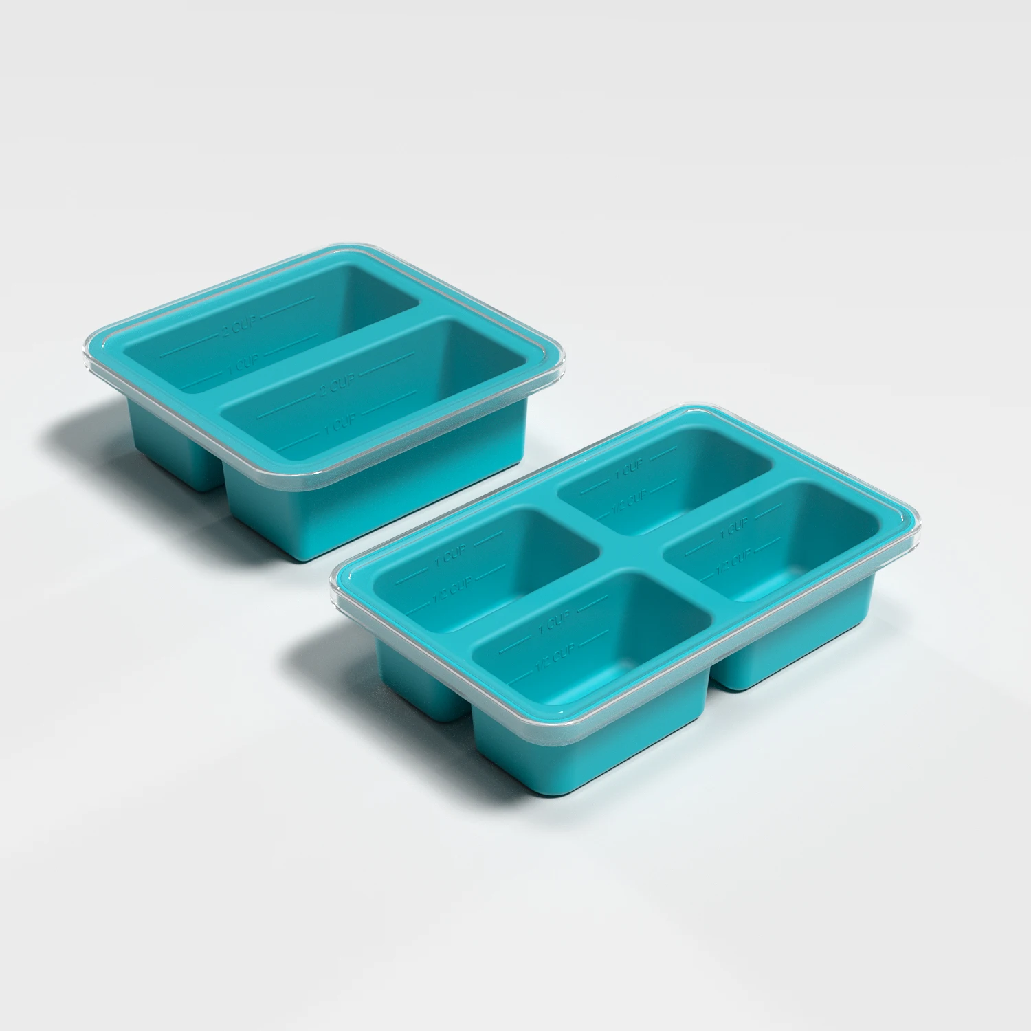 Ice Cubes 1Cup Extra Large Silicone Freezing Tray for Freeze Food Soup Broth Sauce