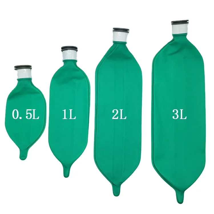 Medical Anesthesia Breathing Bag 0.5L,1L,2L,3L Reusable rubber Rebreathing bag
