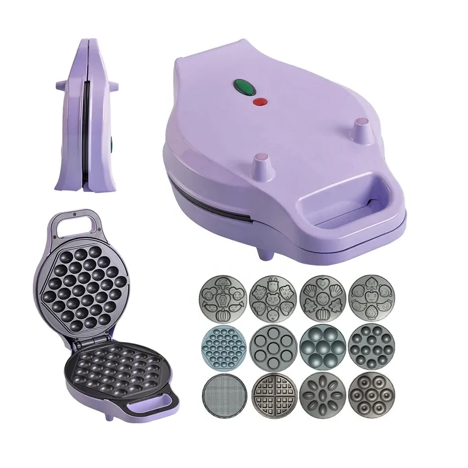 Aifa 1000W 3 4 5 6 7 8 9 in 1 Belgian Waffle Maker Machine with interchangeable plates Breakfast Sandwich Maker Egg Waffle Iron