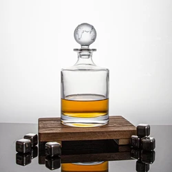 NOVARE 1000 ML  Factory Wholesale Whiskey Decanter With Ball Shape Stopper