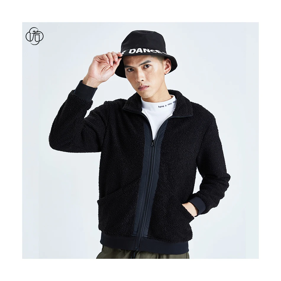 Professional Customization Full Zip 100% Polyester Pocket Outdoor Mountain Climbing Winter  Polar Fleece Men Jackets