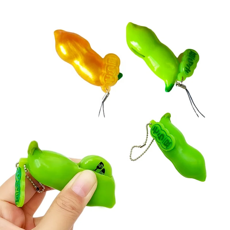 Japanese TPR Simulation Stress Relief Antistress Decompression Sushi Keychain Toy For Kids