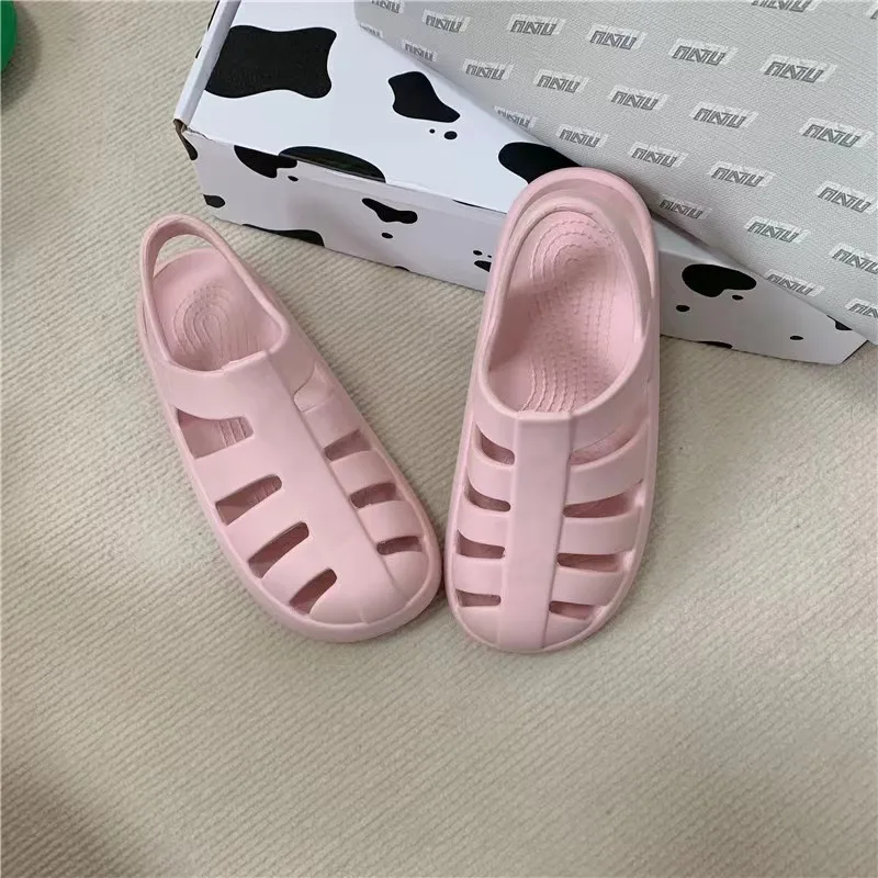 2022 New Models EVA Flange Roman Closed Toe Sandal Beach Roman EVA Shoes For Women